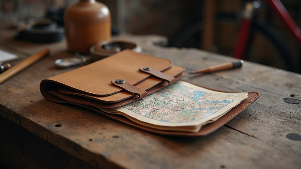 Weatherproof Leather Map Case for Bicycle Touring: Build Guide