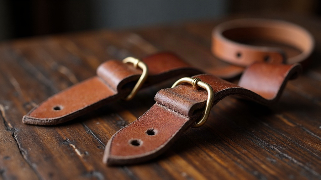 English Bridle Leather vs Latigo for Adjustable Camera Harness Straps