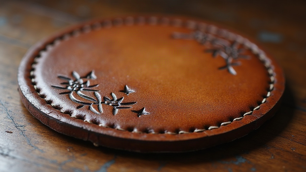 Fix Uneven Antique Gel Absorption on Tooled Leather Coasters