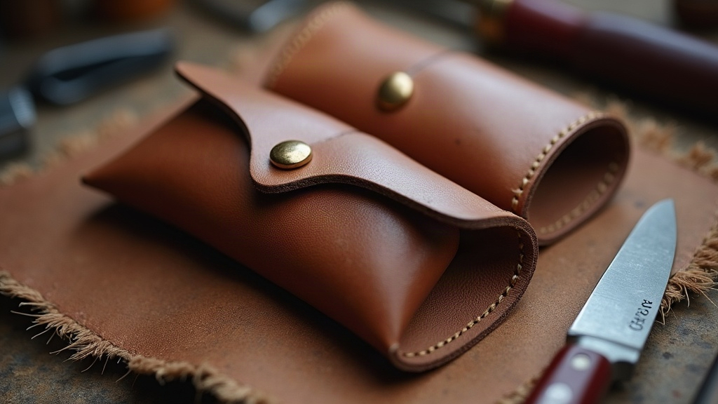 Hand-Stitching a Leather Spectacle Case for High-Bridge Sunglasses