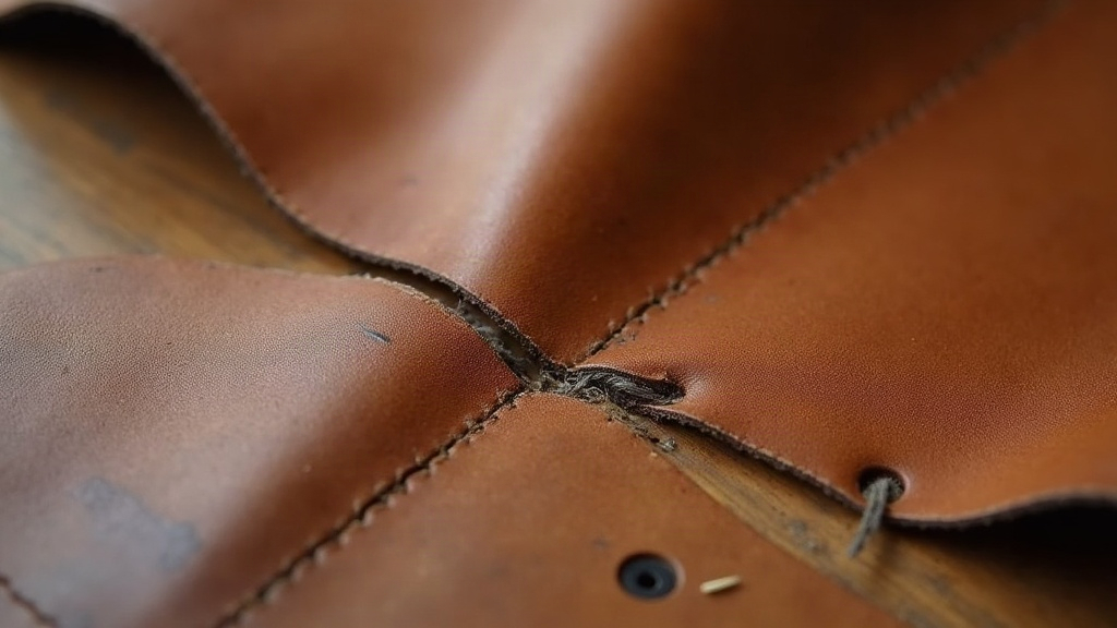 Repairing Cracked Veg-Tan Leather Seams Without Re-Stitching