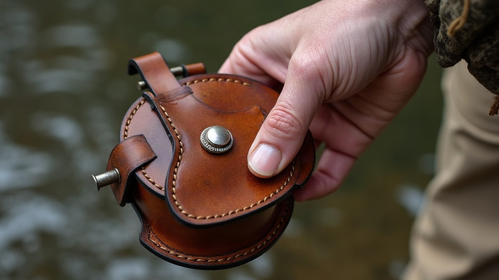 Spring Cleaning a Leather Fly-Fishing Reel Case After Muddy Trips